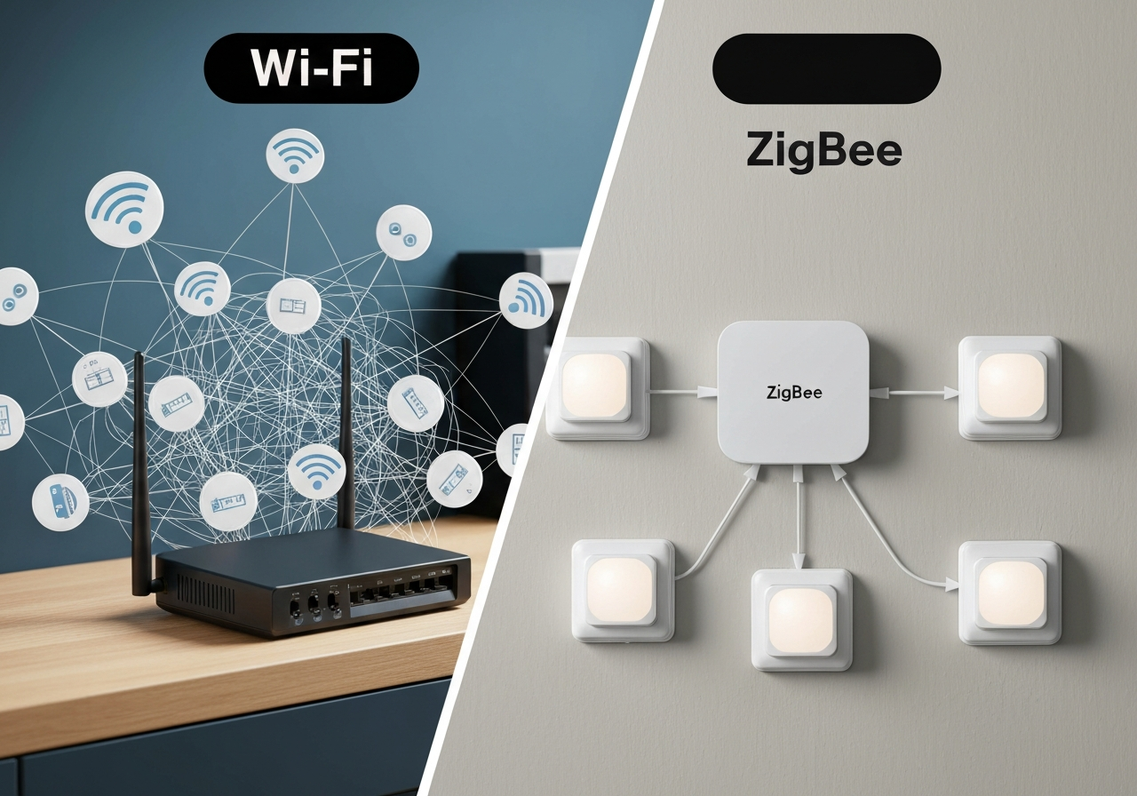 Wi-Fi vs ZigBee: Jaki protokół dla Twojego inteligentnego domu?